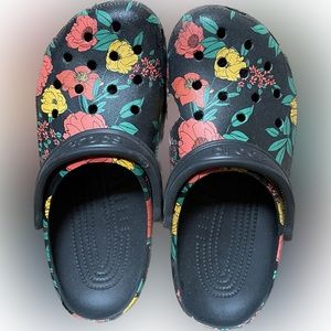Floral Classic Croc Sandals Sz 9